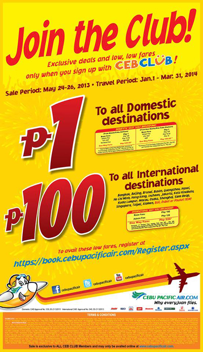Cebu-Pacific-Piso-Sale-Jan-Mar-2014-Travel