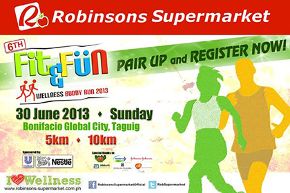 Robinsons Supermarket Fit & Fun Wellness Buddy Run 2013