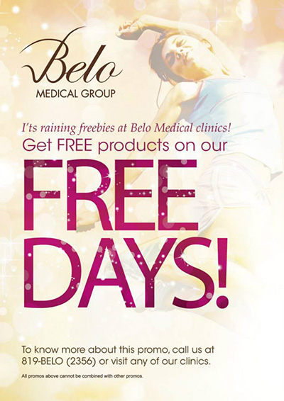 Belo FREE DAYS Promo 2013 - Branch Schedules and Free Product