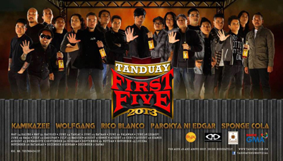 Tanduay First Five 2013 Tour Schedule