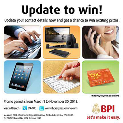 BPI Update to Win Promo