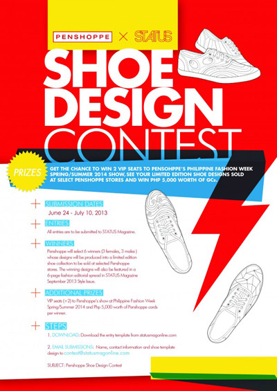 Penshoppe and Status Shoe Design Contest 2013