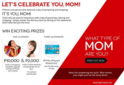 BPI Promo - What Type of Mom are You