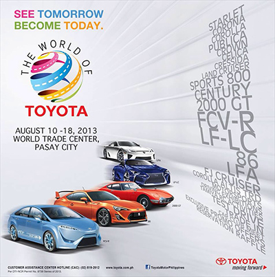 The World of Toyota 2013 at World Trade Center