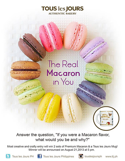 Tous les Jours The Real Macaron in You contest