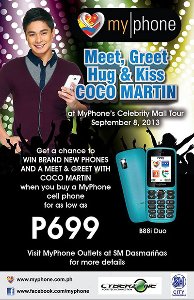 MyPhone Meet and Greet Coco Martin Promo 2013
