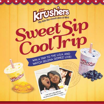 KFC Sweet Sip Cool Trip Promo