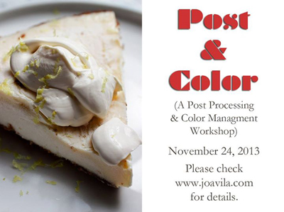 Post & Color Workshop November 2013