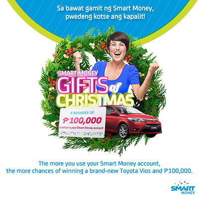 Smart Money Gift of Christmas Promo - Win brand-new Toyota Vios