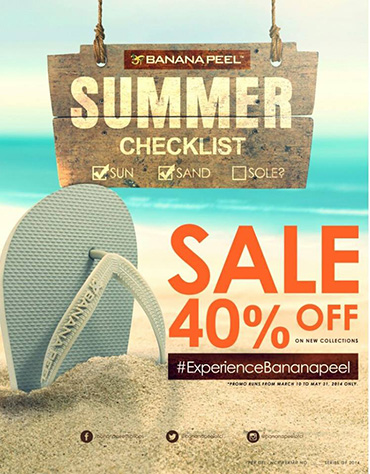 Banana Peel Flip Flops Summer Sale 2014