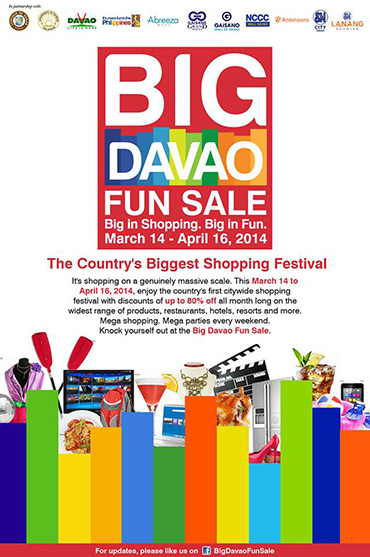 Big Davao Fun Sale March 14 - April 16 2014