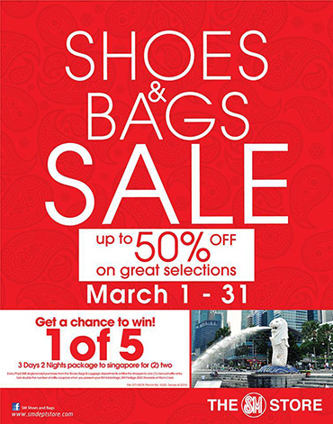 Shoes and Bags Sale 2014 at The SM Store