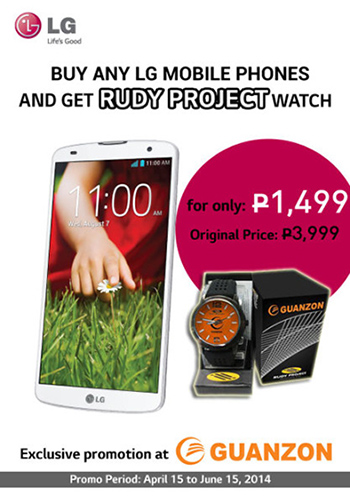 Buy any LG Mobile Phones and Get Rudy Project watch