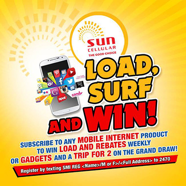 SUN Load, Surf and Win Promo 2014