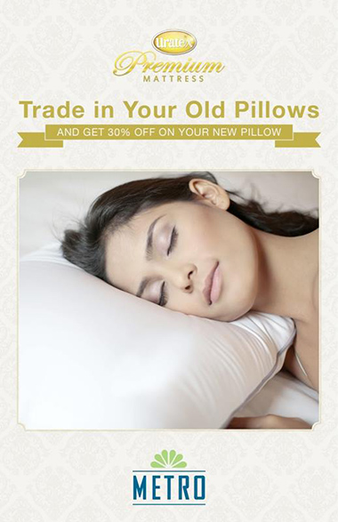 Uratex Trade in Your Old Pillows Promo