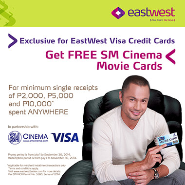 EastWest Visa Credit Card Promo