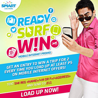SMART Ready, Surf, WIN! Mobile Internet Promo Mechanics