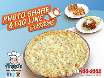 ANGELS PIZZA Photo Sharing & Tagline Contest