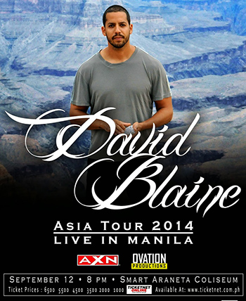 David Blaine Live in Manila 2014
