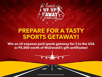 ABS-CBN Sports plus Action UP UP & AWAY FLYAWAY TO THE USA Promo Mechanics