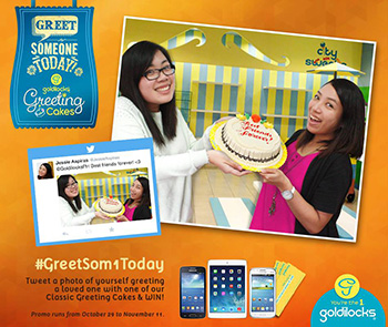 Goldilocks Greet Someone Today Twitter Promo www_unlipromo_com