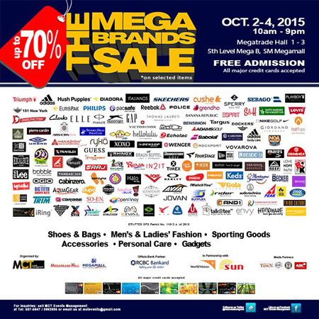 12th MegaBrands Sale 2015 happens at SM Megatrade Hall www_unlipromo_com