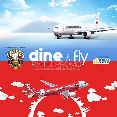 Join the Vikings Dine & Fly Raffle Promo 2015 www_unlipromo_com