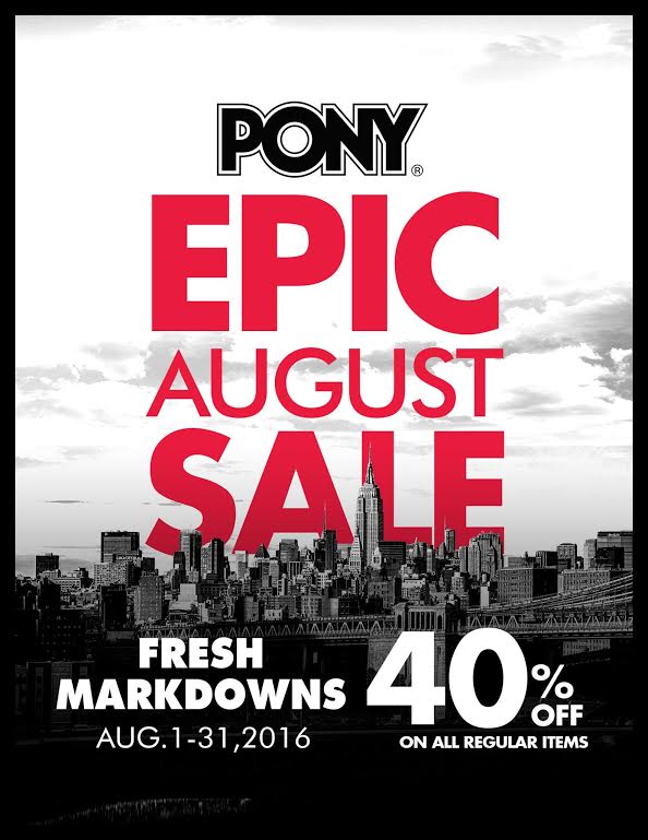 Pony Epic August Sale 2016